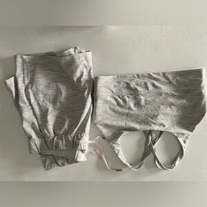 Lululemon matching short & bra set - size 8
